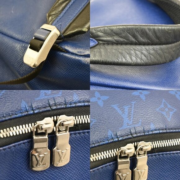 LOUIS VUITTON Discovery Backpack Taiga Llama Blue SHW M30229 99KB807 main image 7